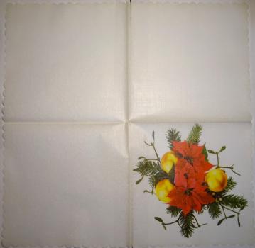 095 Weihnachten Blumen - 3-lagig (95)